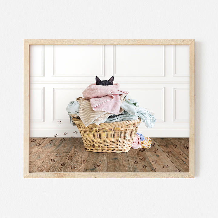 a picture of a basket with clothes in it