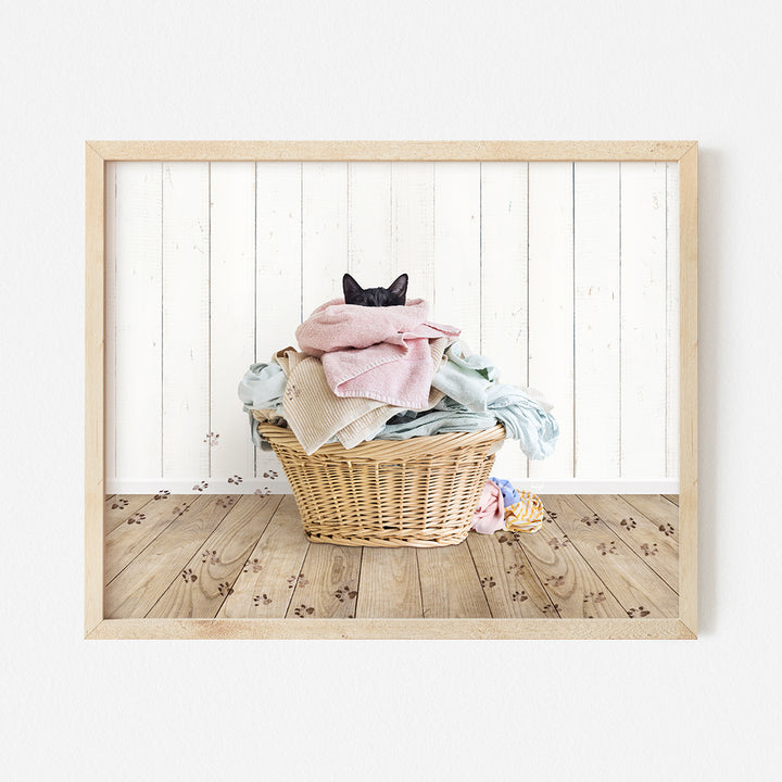 a picture of a basket with clothes in it