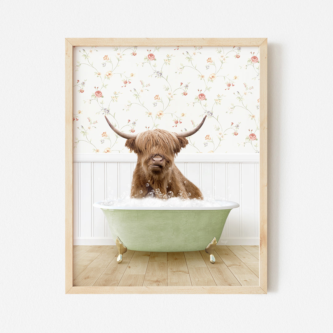 a picture of a dog in a bathtub