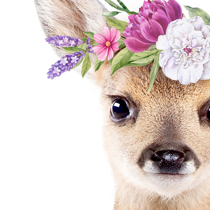 Baby Deer Flower Crown