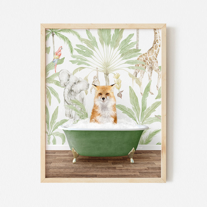 a picture of a dog sitting in a bathtub