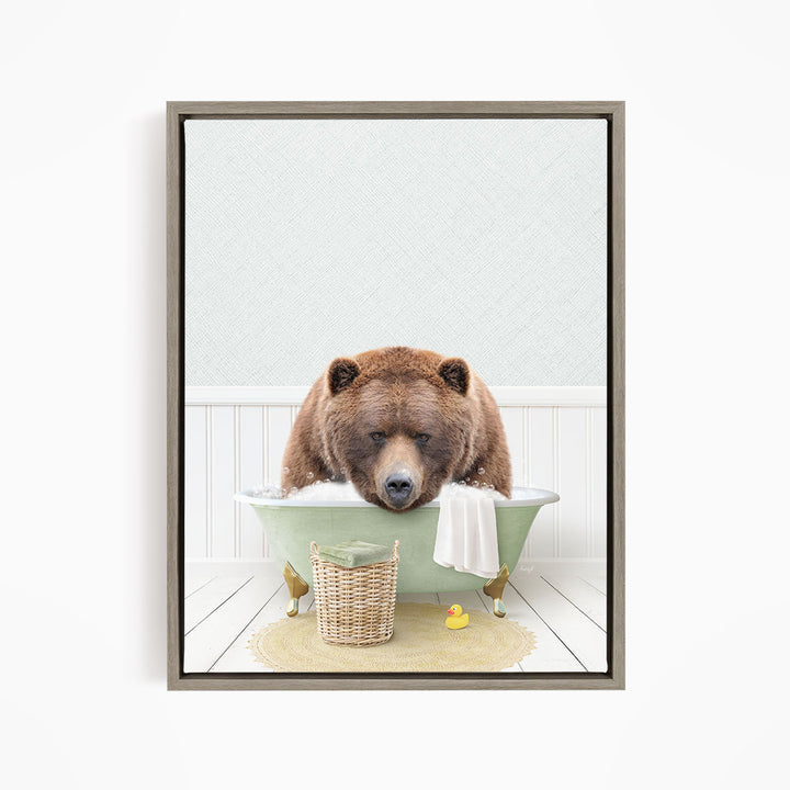 Big Bear in Cottage Green Bath