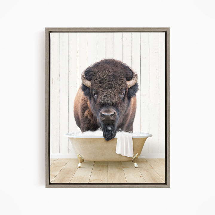 Bison in Farmhouse Bath