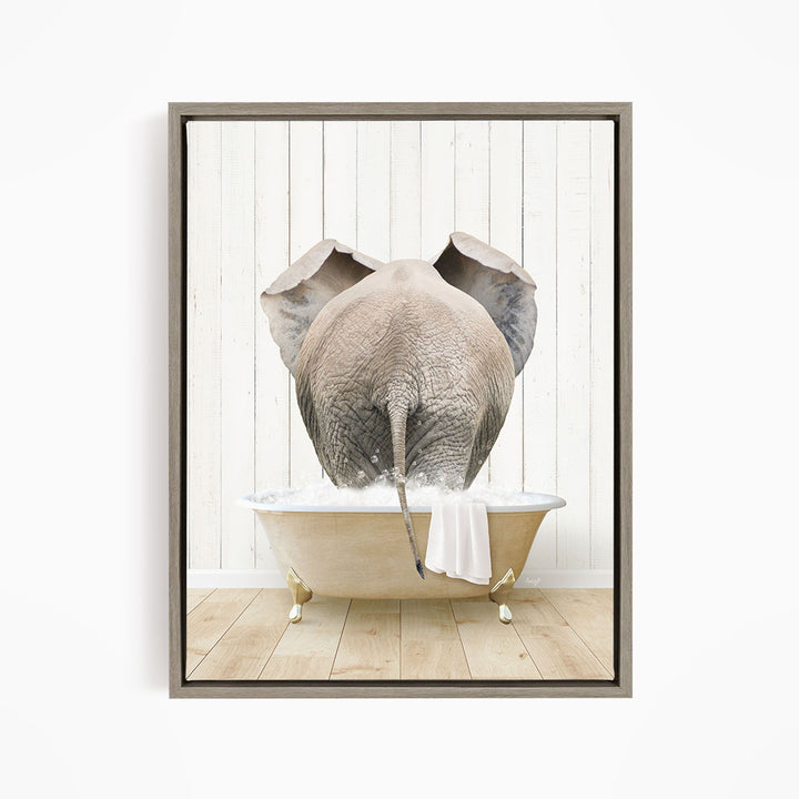 Elephant Back in Farmhouse Bath