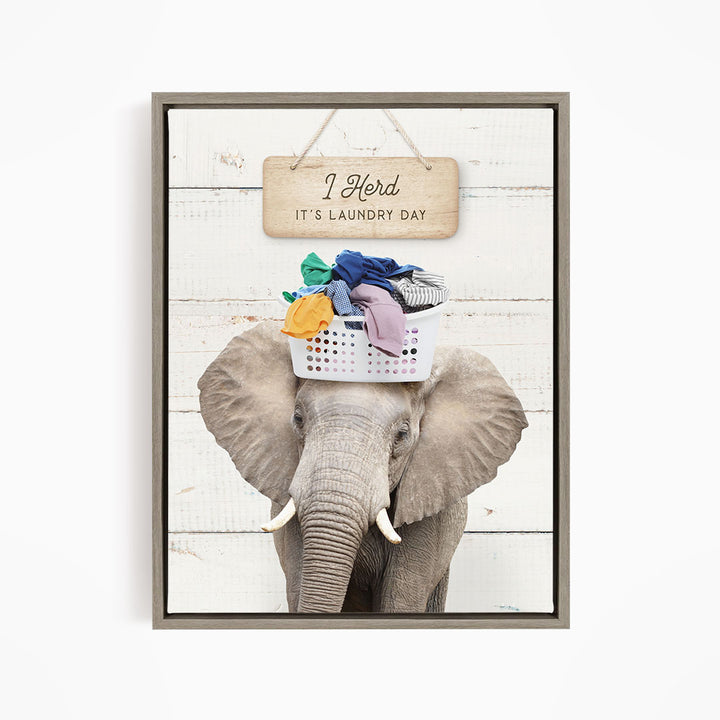 Elephant Baskethead - Farmhouse Wall Funny Sayings