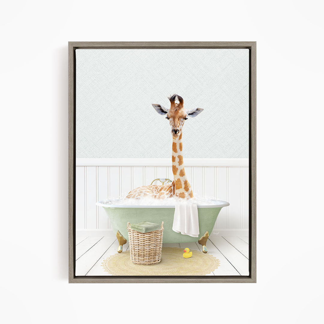 Giraffe in Cottage Green Bath