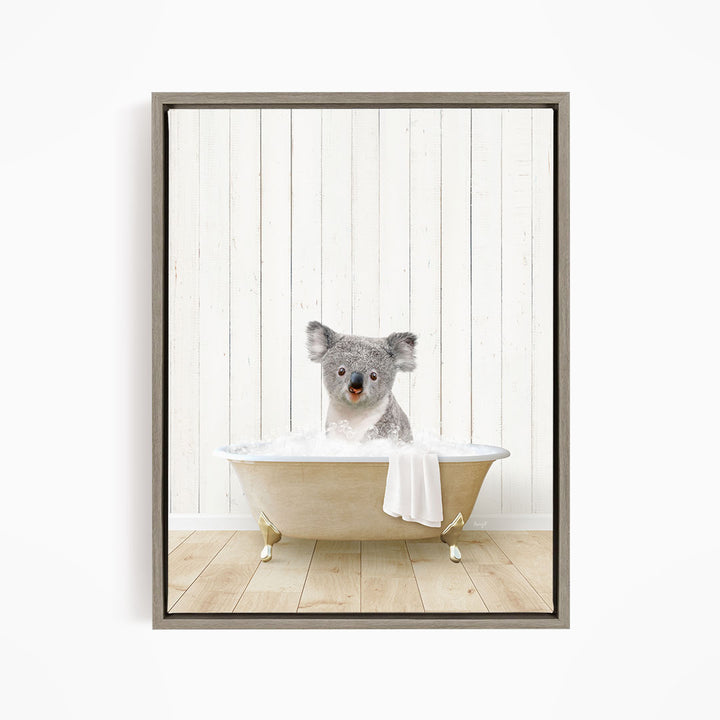 Koala Bear in Farmhouse Bath