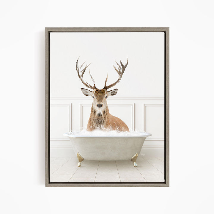 Male Deer in Modern Neutral Bath