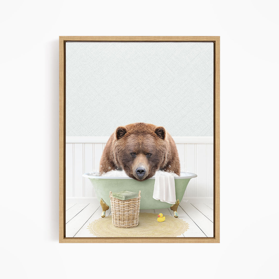 Big Bear in Cottage Green Bath
