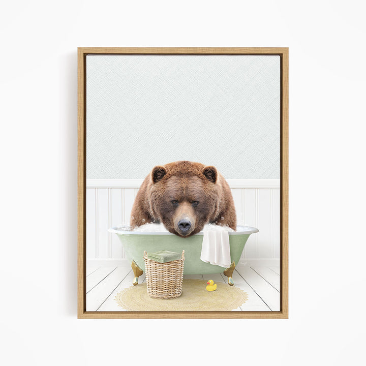 Big Bear in Cottage Green Bath