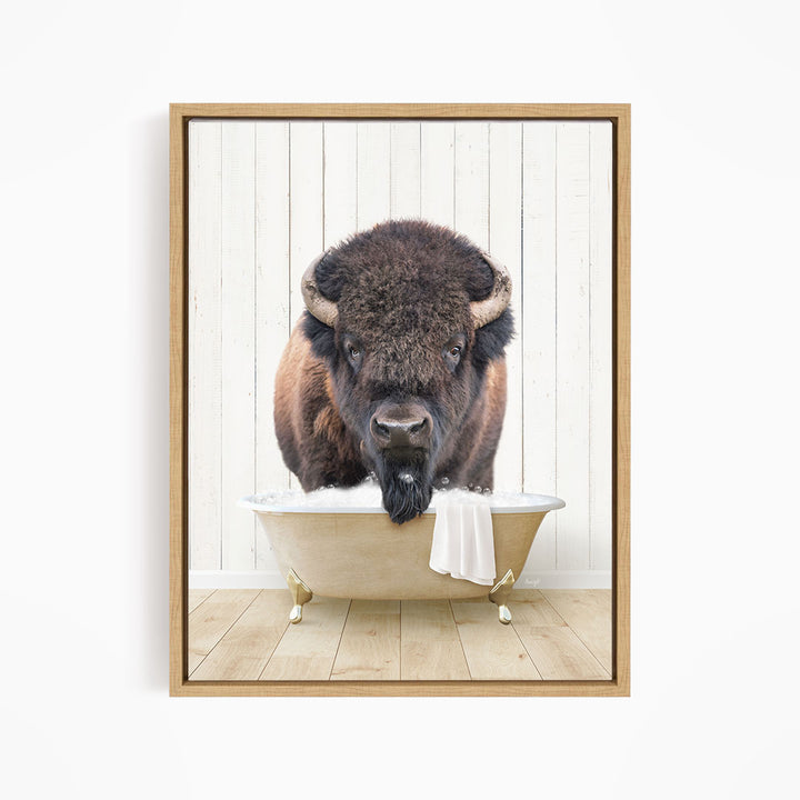 Bison in Farmhouse Bath