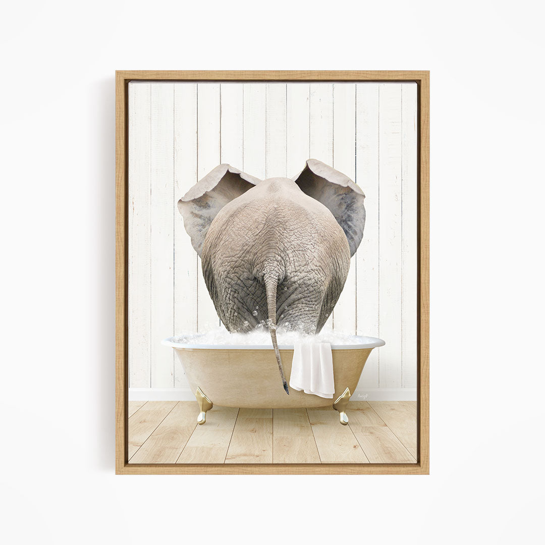 Elephant Back in Farmhouse Bath