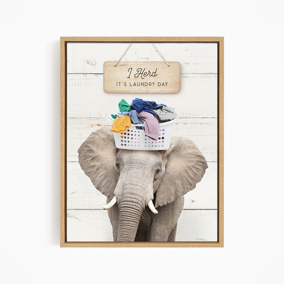 Elephant Baskethead - Farmhouse Wall Funny Sayings