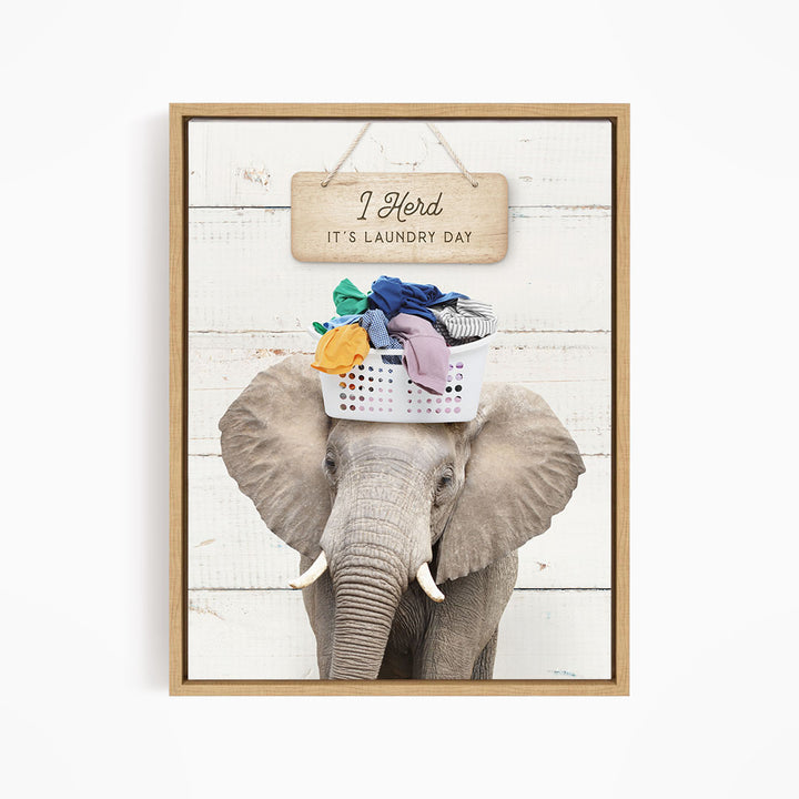 Elephant Baskethead - Farmhouse Wall Funny Sayings