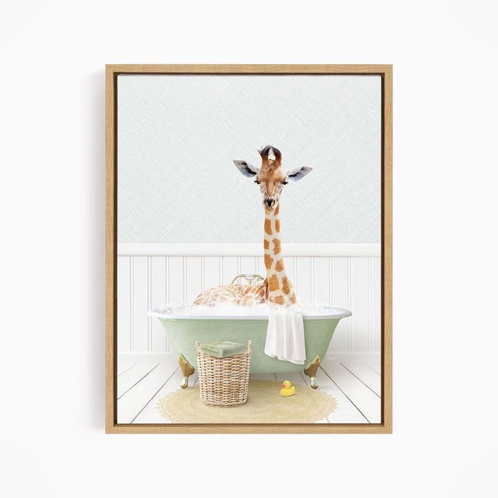 Giraffe in Cottage Green Bath