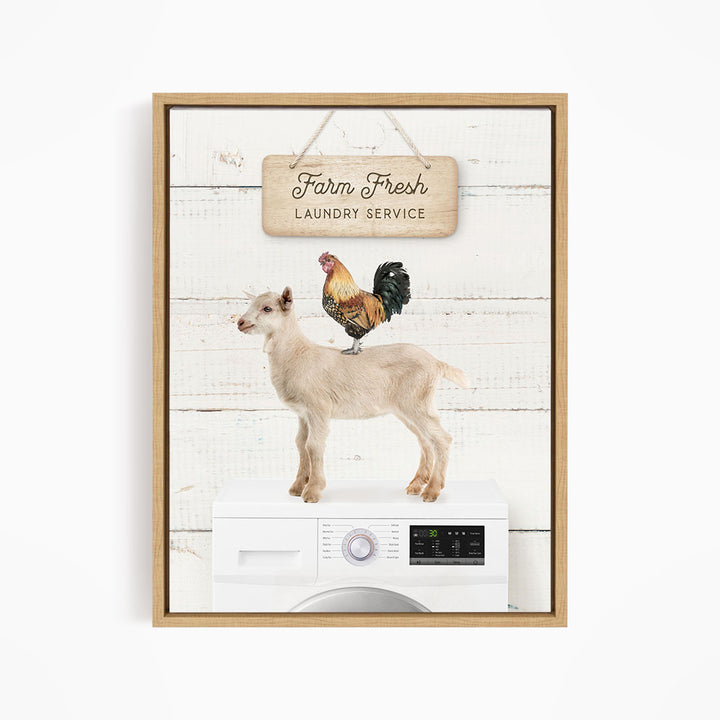 Farm Fresh Laundry Service - Farmhouse Wall Funny Sayings