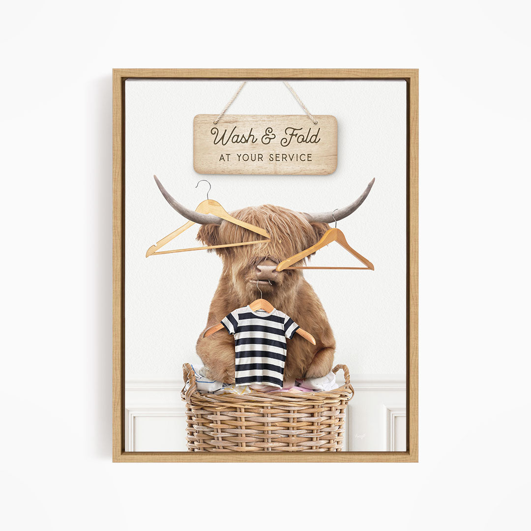 Highland Cow Wash & Fold
