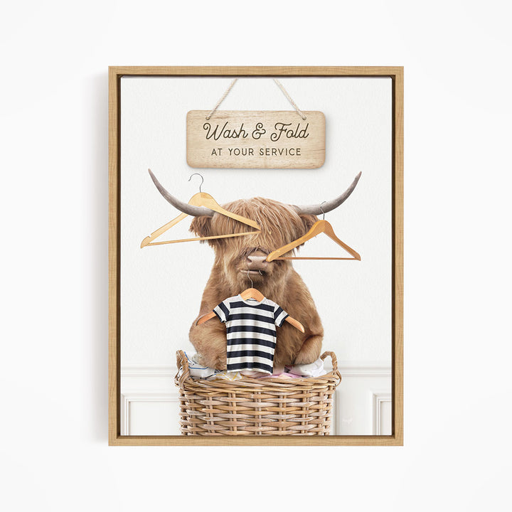 Highland Cow Wash & Fold