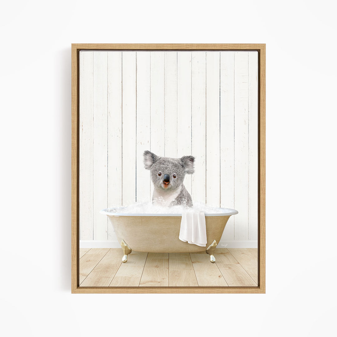 Koala Bear in Farmhouse Bath