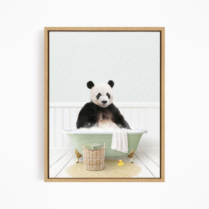 Panda in Cottage Green Bath