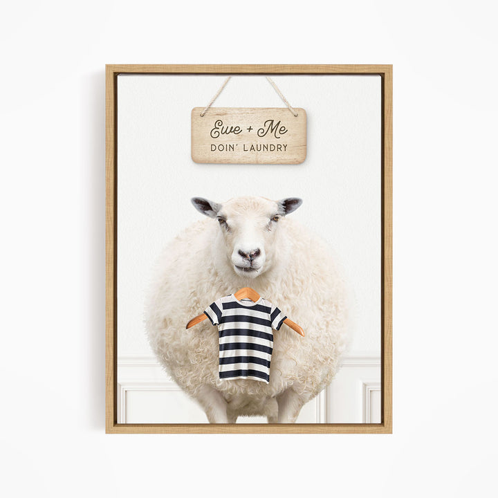 Sheep "Ewe & Me Doin' Laundry"
