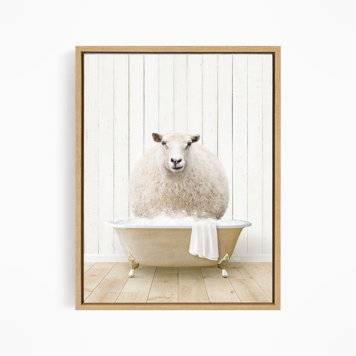 Sheep in Farmhouse Bath