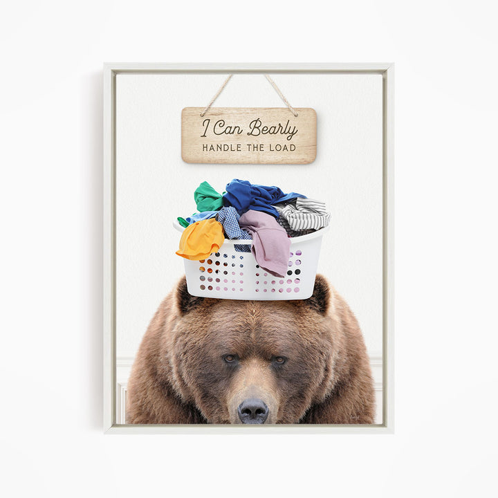 Bear Baskethead "I Can Bearly Handle the Load"