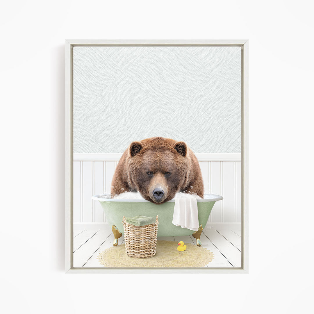 Big Bear in Cottage Green Bath