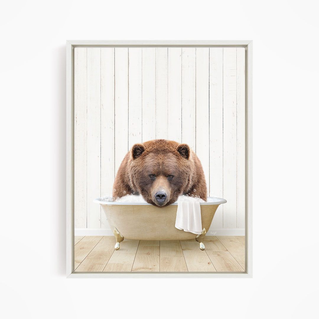 Big Bear in Farmhouse Bath