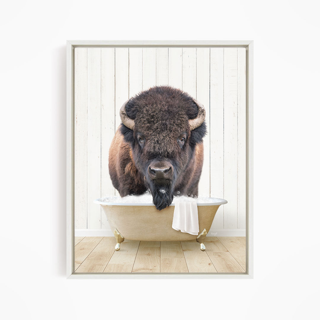 Bison in Farmhouse Bath