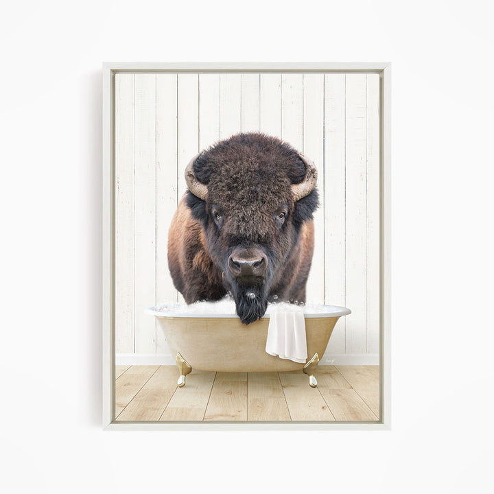 Bison in Farmhouse Bath