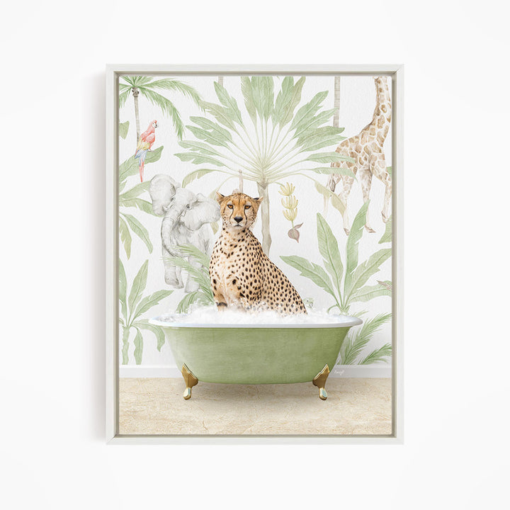 Cheetah in Safari Bath