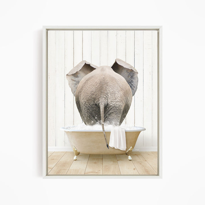 Elephant Back in Farmhouse Bath