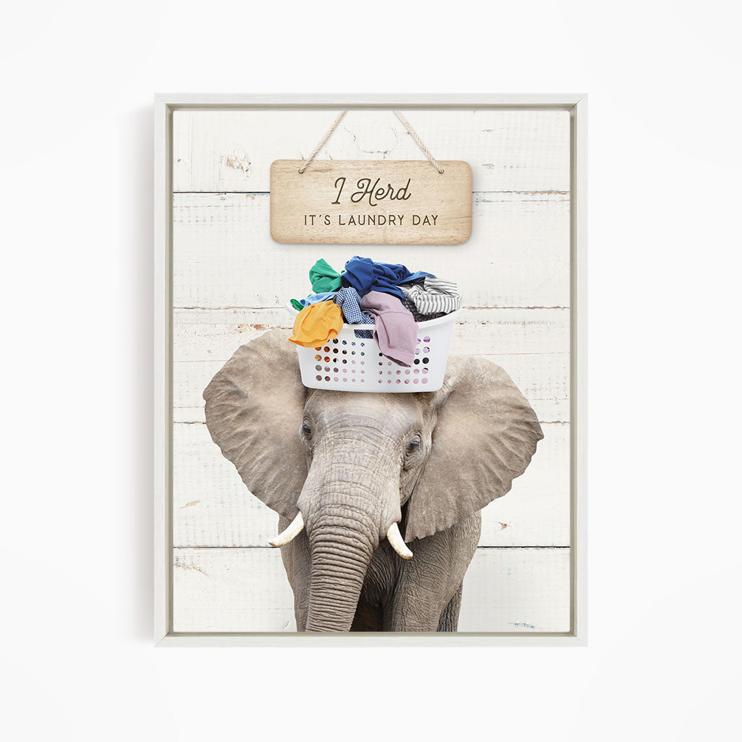 Elephant Baskethead - Farmhouse Wall Funny Sayings