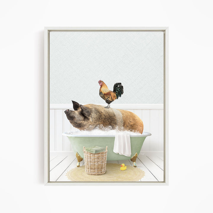 Hog and Rooster in Cottage Green Bath