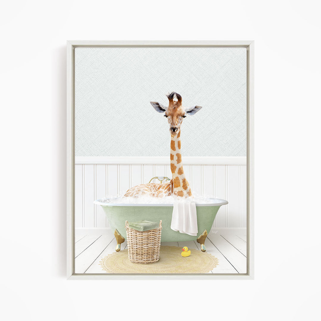 Giraffe in Cottage Green Bath