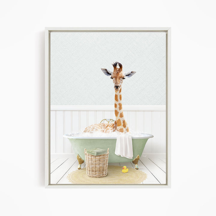 Giraffe in Cottage Green Bath