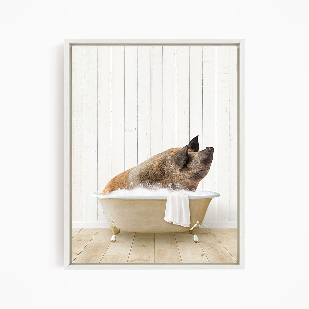 Hog in Farmhouse Bath
