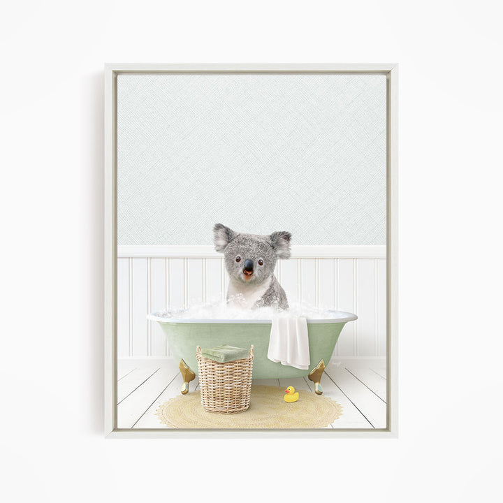 Koala Bear in Cottage Green Bath