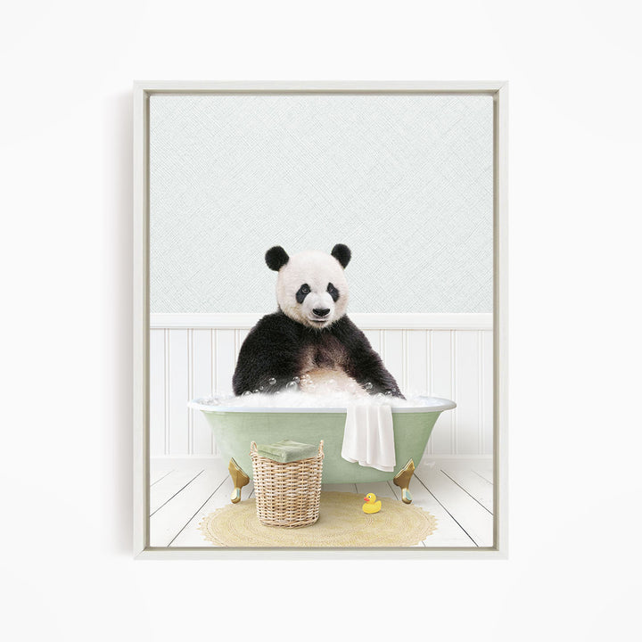 Panda in Cottage Green Bath
