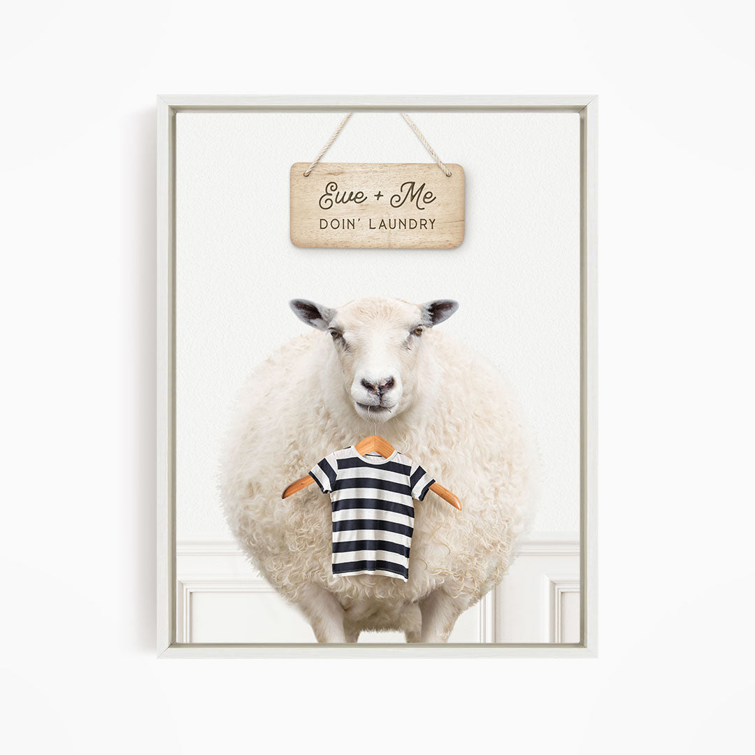 Sheep "Ewe & Me Doin' Laundry"