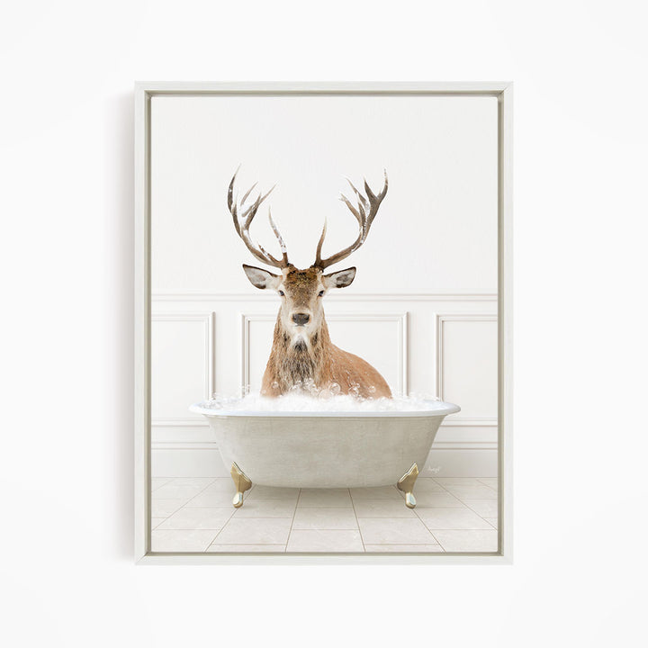 Male Deer in Modern Neutral Bath