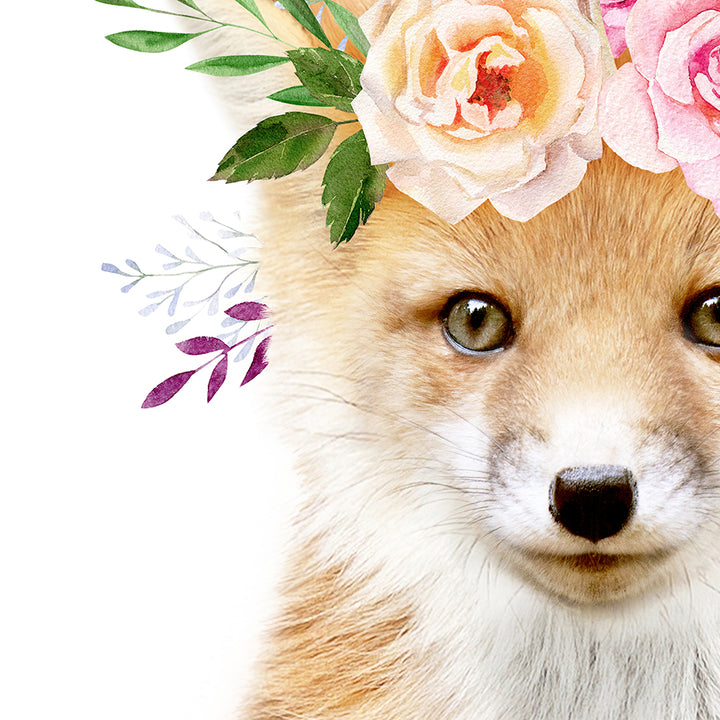 Baby Fox Flower Crown