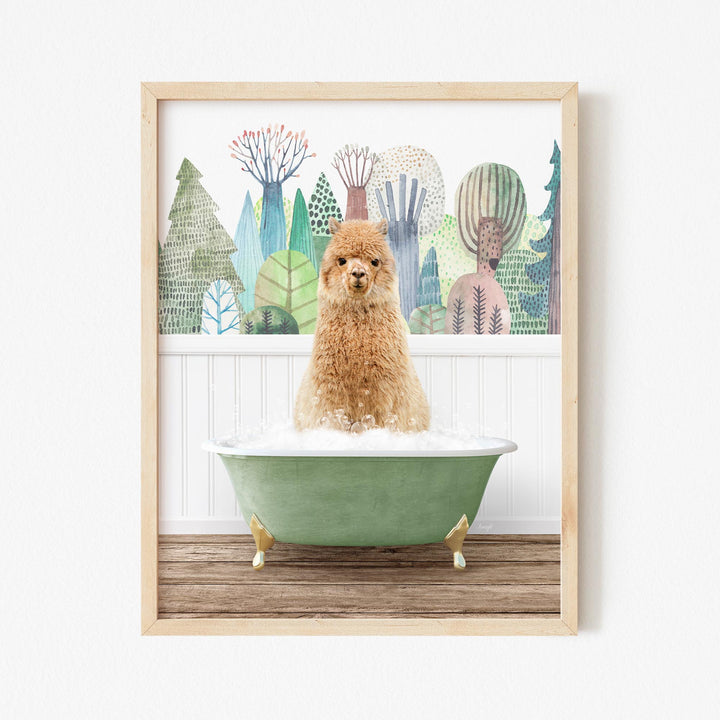 Alpaca in Into the Woods Bath