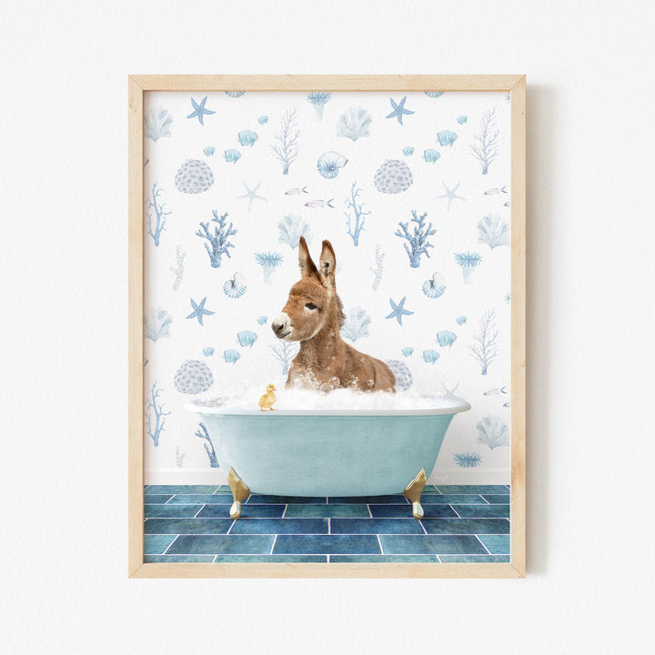 Baby Donkey in Under the Sea Bath