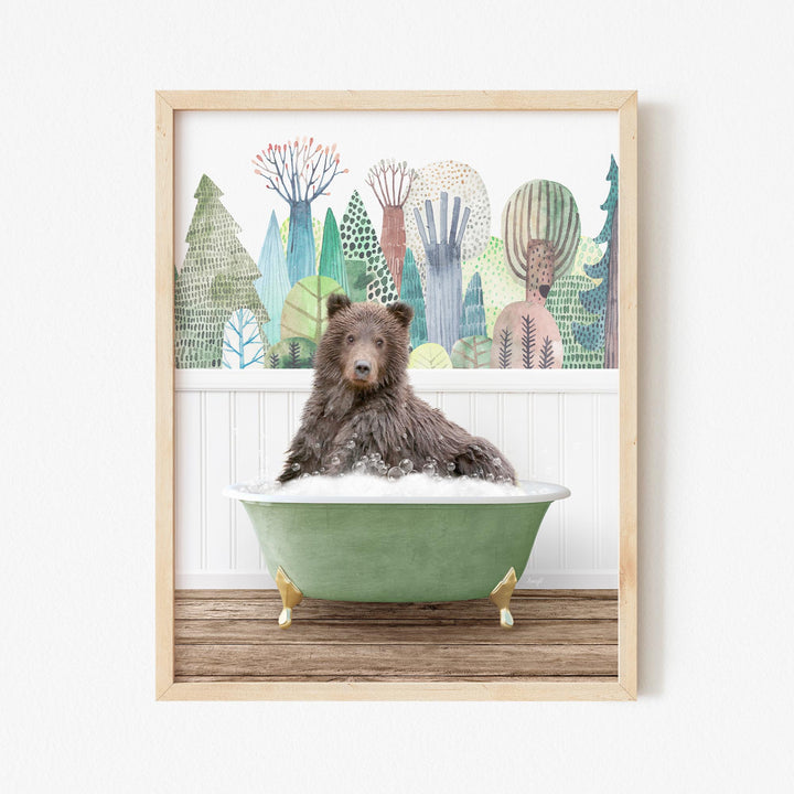 Bear in Into the Woods Bath