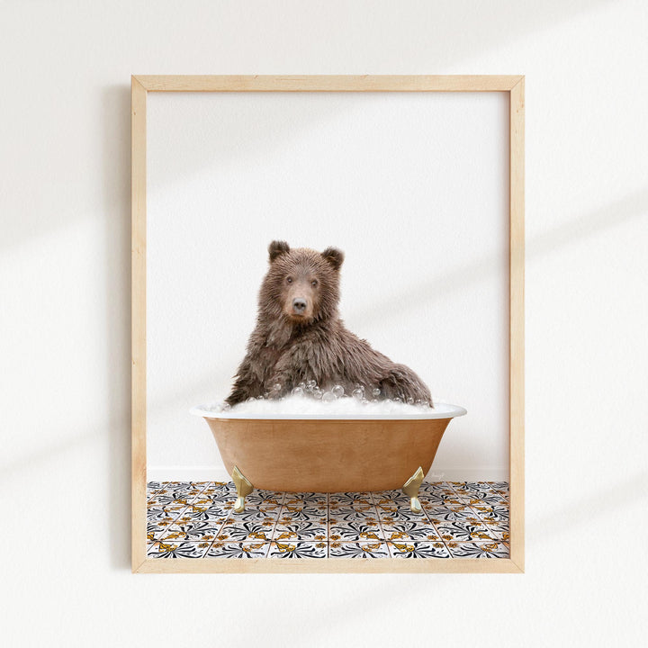 Brown Bear in Mediterranean Bath