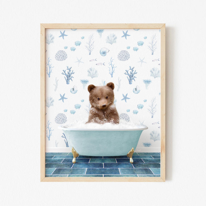Bear Cub in Under the Sea Bath