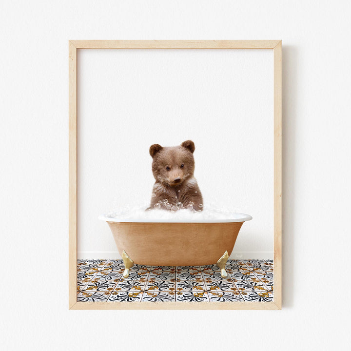Bear Cub in Mediterranean Bath