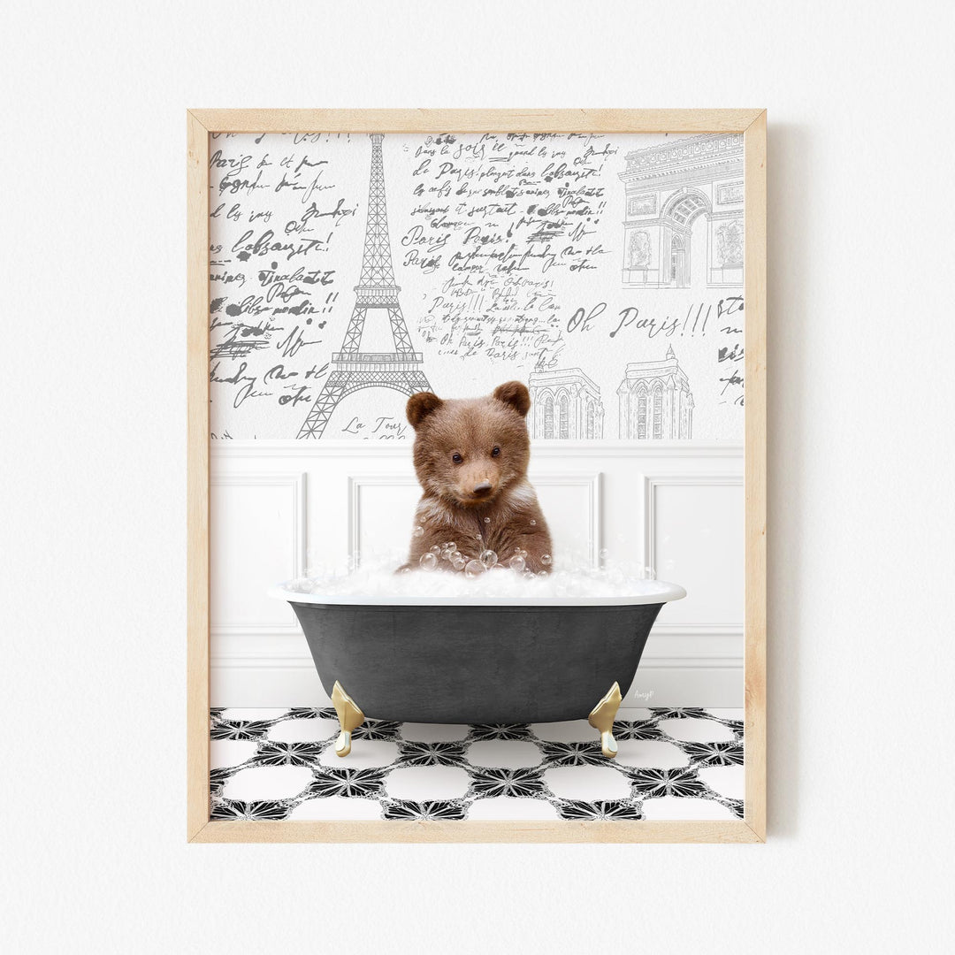 Bear Cub in Paris Bath